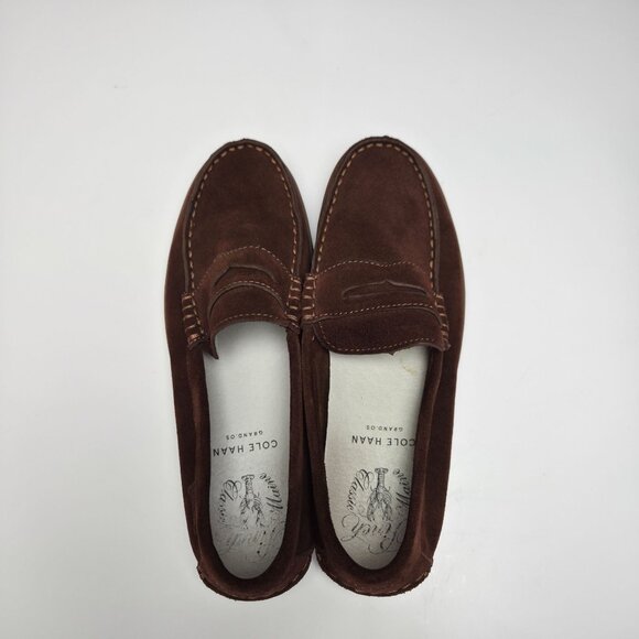 Cole Haan Mens Pinch LTE Brown Suede Loafers Size 8.5M - Picture 6 of 10